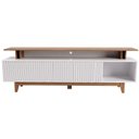 Ver imagem 2 de Rack para TV até 60 Polegadas Lorena 100% MDF 2 Portas Ripadas