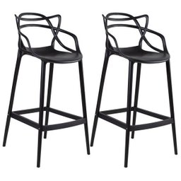 Kit 2 Banquetas Allegra 66cm – Design Moderno para Cozinha ou Bar - 1