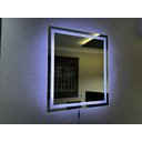 Ver imagem 4 de Espelho Retangular Grande Jateado com Led 60x80 4mm, Decoração, Banheiro, Maquiagem:led Branco Frio