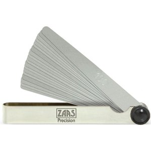 Calibrador de Folga - Cap. 0,05 a 1,0mm - 13 Lâminas - Ref. 113,0001 - Zaas