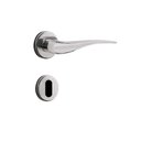 Ver imagem 1 de Fechadura para Porta Interna Cromo Acetinado 40mm com Roseta MZ930 Standard Papaiz