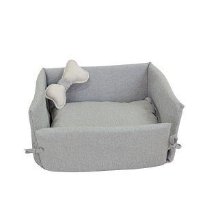 Caminha para Cachorro Pet e Gato em Linho - Meu Estofado Caminha para Cachorro Pet Gato Linho Cama