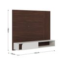 Ver imagem 3 de Painel Ripado Suspenso para TV até 55 Polegadas 136CMX108CM 1 Porta Jurerê