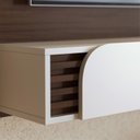 Ver imagem 6 de Painel Ripado Suspenso para TV até 55 Polegadas 136CMX108CM 1 Porta Jurerê