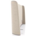 Ver imagem 3 de Cabeceira Casal Nilo 140cm com Cama Pés Madeira Suném P05 Veludo Bege - Lyam Decor