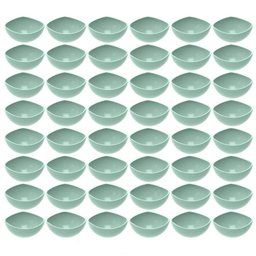 48 Potes de Sobremesa Verde Menta Doces Plástico Hotel Restaurante Buffet Crippa - 1