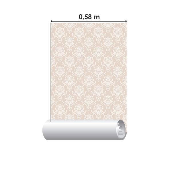 Papel de Parede Adesivo Arabescos N010062 Rolo 0,58X3,00M - 5