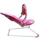 Ver imagem 3 de Cadeira Descanso Bebe Acolchoada com Vibracao e Som Rosa