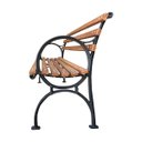 Ver imagem 3 de BANCO DE JARDIM BOLA ESTILO PRAÇA DE MADEIRA MACIÇA 150CM