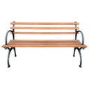 Ver imagem 1 de BANCO DE JARDIM BOLA ESTILO PRAÇA DE MADEIRA MACIÇA 150CM