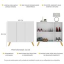 Ver imagem 3 de Sapateira Retrô 3 Portas Nina Multimóveis V6018