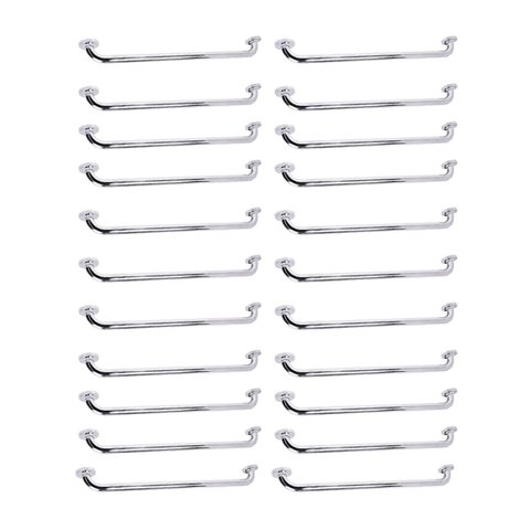 Barra de Apoio 70cm Kit 22 Uni Aço Inox Cadeirante Idoso Pcd Corrimao Banheiro Box Corredor Apoio Se