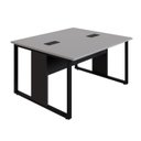 Ver imagem 2 de Mesa de Trabalho para Escritório 2 Lugares Cs Pre 1,35m F5