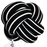 Almofada de nó Escandinavo Minimalista Preto e Branco - 1