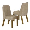 Ver imagem 6 de Mesa Isís Tampo Orgânico Freijó 6 Cadeiras Isís - Leifer