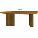 Ver imagem 3 de Mesa Isís Tampo Orgânico Freijó 6 Cadeiras Isís - Leifer