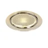 Plafon Led Redondo 50cm 60w 3000k/4500k/6000k 4500lm Bivolt Metal Cromado e Acrílico - 1