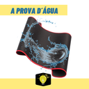 Ver imagem 3 de Mousepad Gamer Borda Costurada Grande 70 X 35 Cm - Vermelho