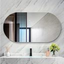 Ver imagem 2 de Espelho Decorativo Lapidado Oval 50x80cm