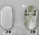 Ver imagem 3 de Espelho Decorativo Lapidado Oval 50x80cm