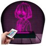 Luminária Led 3d Mirai Kuriyama Kyoukai no Kanata - 16 Cores - 1