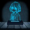 Luminária Led 3d Mirai Kuriyama Kyoukai no Kanata - 16 Cores - 7