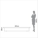 Ver imagem 5 de Cama de Casal Tamanho Casal Estilo Japonês 165cm 100% MDF Freijó Amadeirado Marrom
