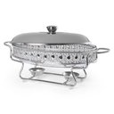 Ver imagem 4 de Rechaud em Vidro Clássico Oval com Tampa Inox Gourmet Mix