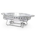 Ver mais imagens de Rechaud em Vidro Clássico Oval com Tampa Inox Gourmet Mix