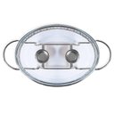 Ver imagem 6 de Rechaud em Vidro Clássico Oval com Tampa Inox Gourmet Mix