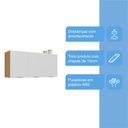 Ver imagem 6 de Armário Aéreo Suspenso para Cozinha Multiuso 3 Portas 120cm A00120007 Cor Carvalho/Branco - Ozini