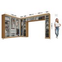 Ver imagem 3 de Guarda Roupa Modulado de Canto 15P 2GV Cin/Off