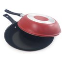 Ver imagem 1 de Omeleteira Alumínio Antiaderente Dona Chefa 24 Vermelho