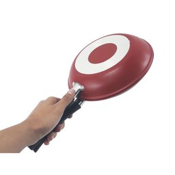 Omeleteira Alumínio Antiaderente Dona Chefa 24 Vermelho - 4