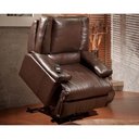 Ver imagem 3 de Poltrona Reclinável p/ Sala MH 3678 Motorizada c/ Lift Courano Marrom - Herval