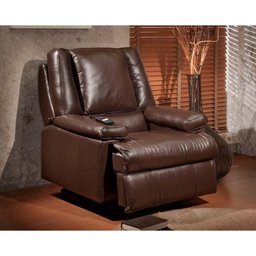 Poltrona Reclinável p/ Sala MH 3678 Motorizada c/ Lift Courano Marrom - Herval - 2
