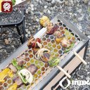 Ver imagem 5 de Grelha Inox com Tela Moeda - Modelo 03 - Inox 430 - 100x25x2,5 Cm