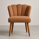 Ver imagem 1 de Cadeira Poltrona Pétala Sala Estar Penteadeira e Salão:terracota