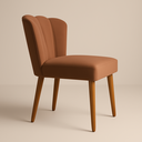 Ver imagem 3 de Cadeira Poltrona Pétala Sala Estar Penteadeira e Salão:terracota