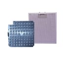 Ver imagem 1 de Kit Filtro de Alumínio e de Carvão Ativado para Coifa de Parede CVC Slim - 2 unidades