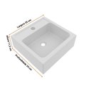 Ver imagem 3 de Cuba Pia para Banheiro 35x11,5x34 Cm Bn3630 Tecnomobili Branco