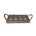 Ver imagem 2 de Provolera Retangular Pedra Sabão Pra Queijos 8 Furos 21x12cm