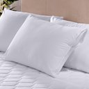 Ver imagem 1 de Kit 5 Capas Travesseiro Impermeável 50x70cm Branca