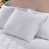 Kit 5 Capas Travesseiro Impermeável 50x70cm Branca - 1