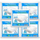 Ver imagem 5 de Kit 5 Capas Travesseiro Impermeável 50x70cm Branca