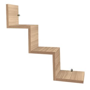 Prateleira Nicho para Quarto Sala P/ Livro Decoração Scala - Jade
