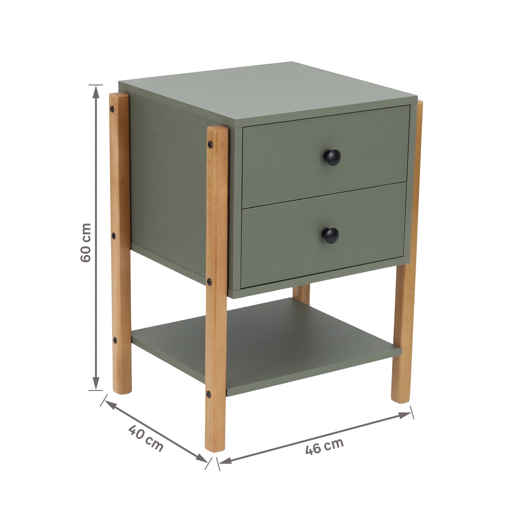 Mesa de Cabeceira Magali Cor: Verde - 7
