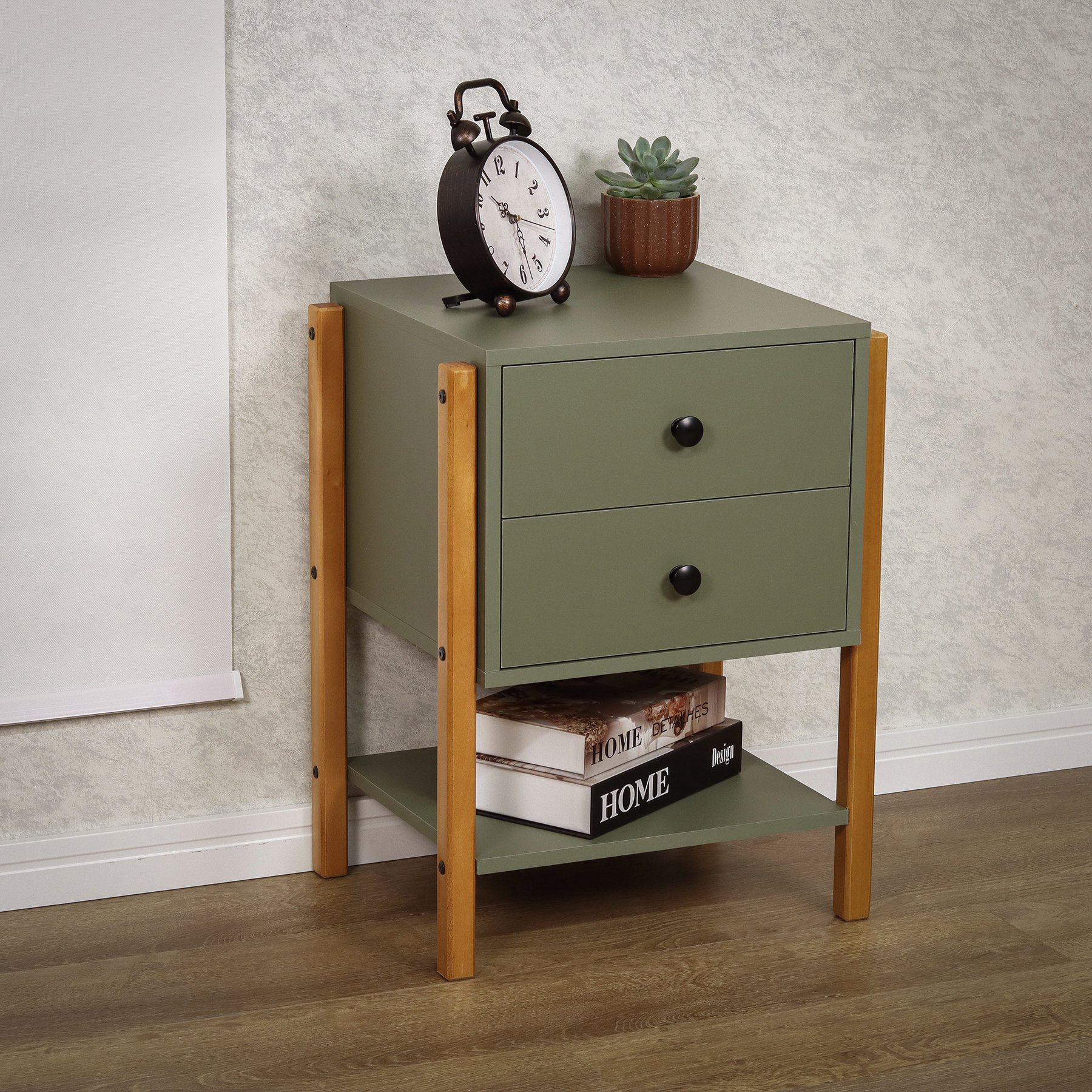 Mesa de Cabeceira Magali Cor: Verde