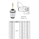 Ver imagem 4 de Pinça Porta Macho Compensação Axial -ert-40 -d-7,00/w-5,50