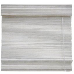 Persiana Bambu Romana Block Natural 120 (L) X 220 (A) cm Cortina Madeira C/ Bandô 1,20 x 2,20 - 1